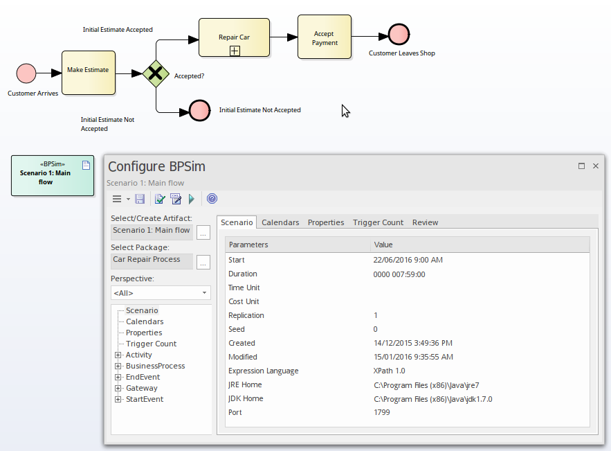 Business Process Simulation (BPSim) overview in Sparx Systems Enterprise Architect. Business Process Simulation (BPSim) overview in Sparx Systems Enterprise Architect.